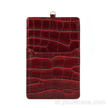 Ysure Leather Jersey Back Clip Credit Card Holder